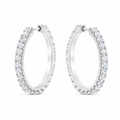 S925 Silver Moissanite Full Diamond Earrings
