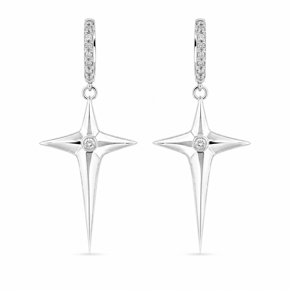 High-end Diamond Earrings Temperament Earrings