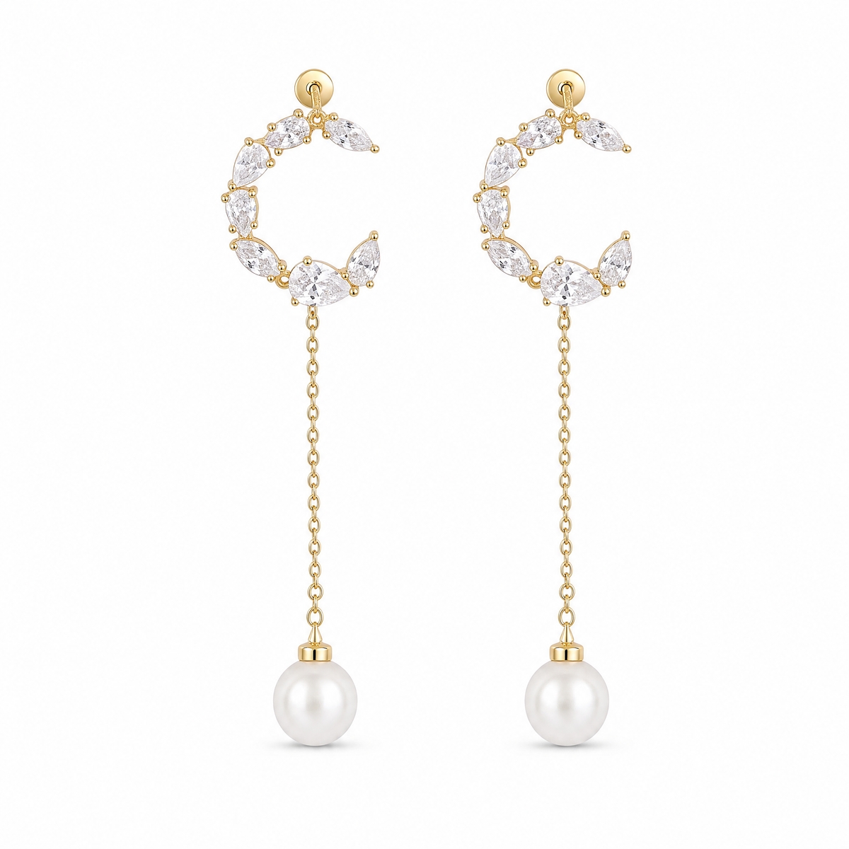 14K Gold Plated Bohemian Earrings Luxury Fashion Jewelry For Women
