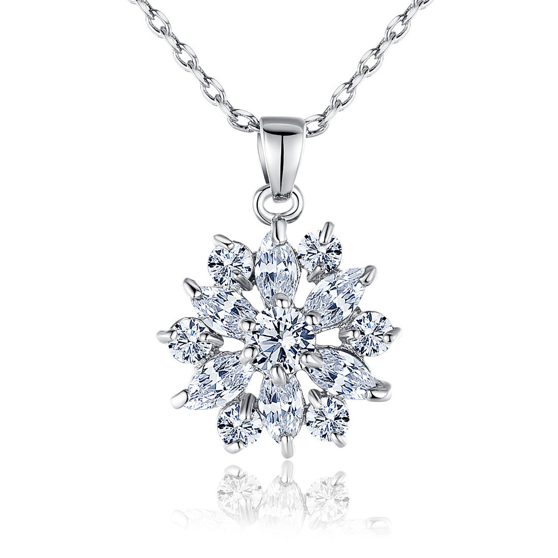 Gold-plated And Diamond Necklace luxury