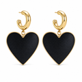 Simple Forest Gold Earrings With Diamonds