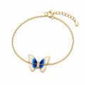 Gold Simple Diamond Inlaid Female Bracelet