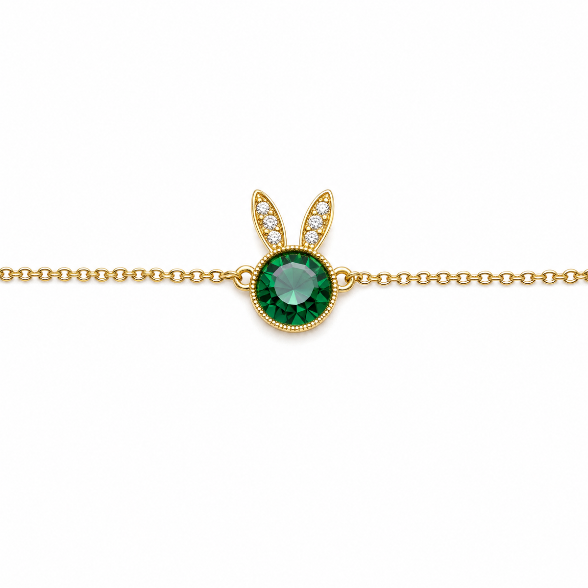 Alloy Rabbit Diamond Diamond Bracelet Lady