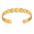 Stainless Steel 14K Real Gold Plated Bracelet