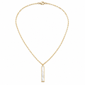 Stainless Steel 14K Gold Natural Necklace