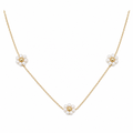 Freshwater Pearl Necklace Copper Plating 14k Real Gold Rice Grain