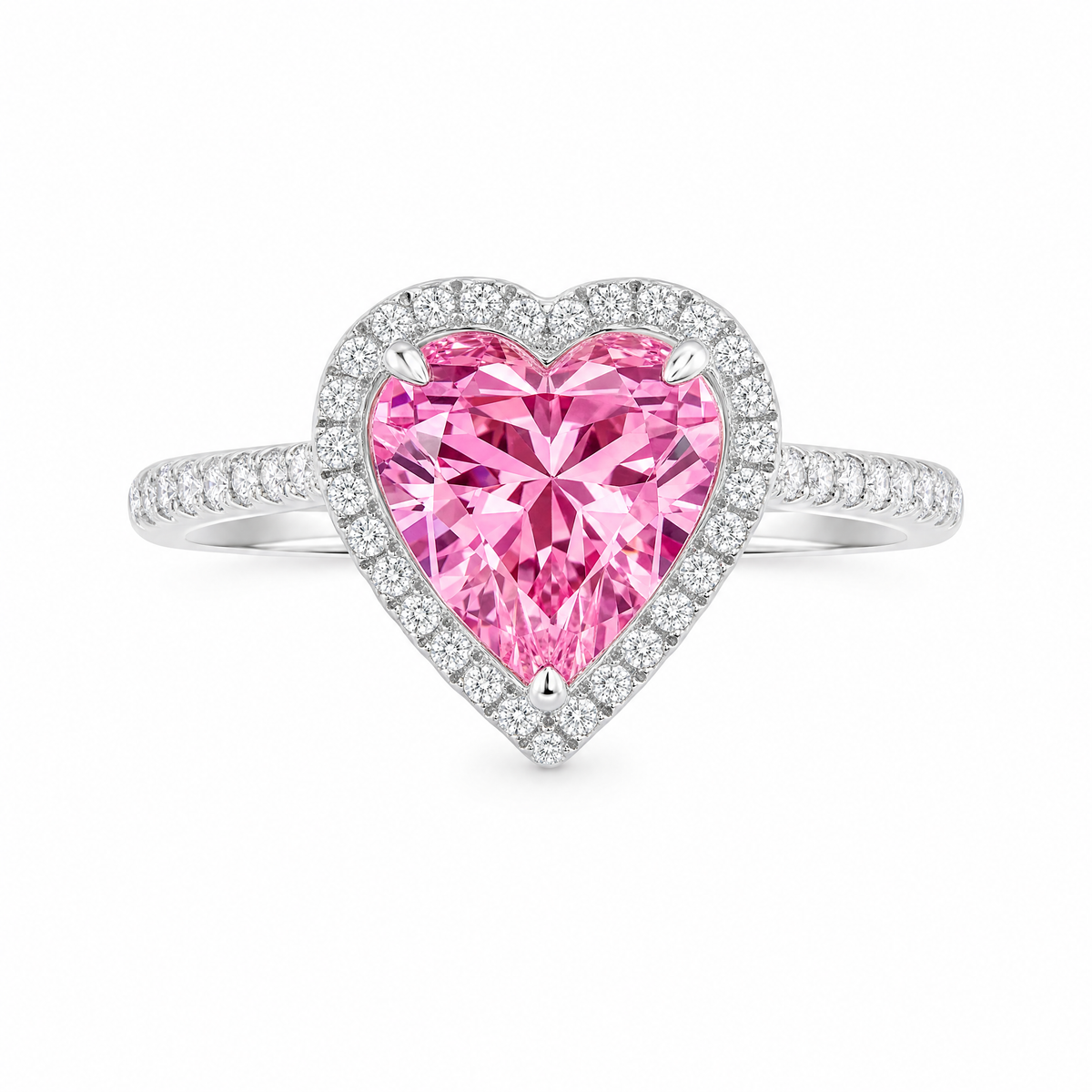 Fashion Luxury Multicolor CZ Wedding Rings Women T Shape Party Gift