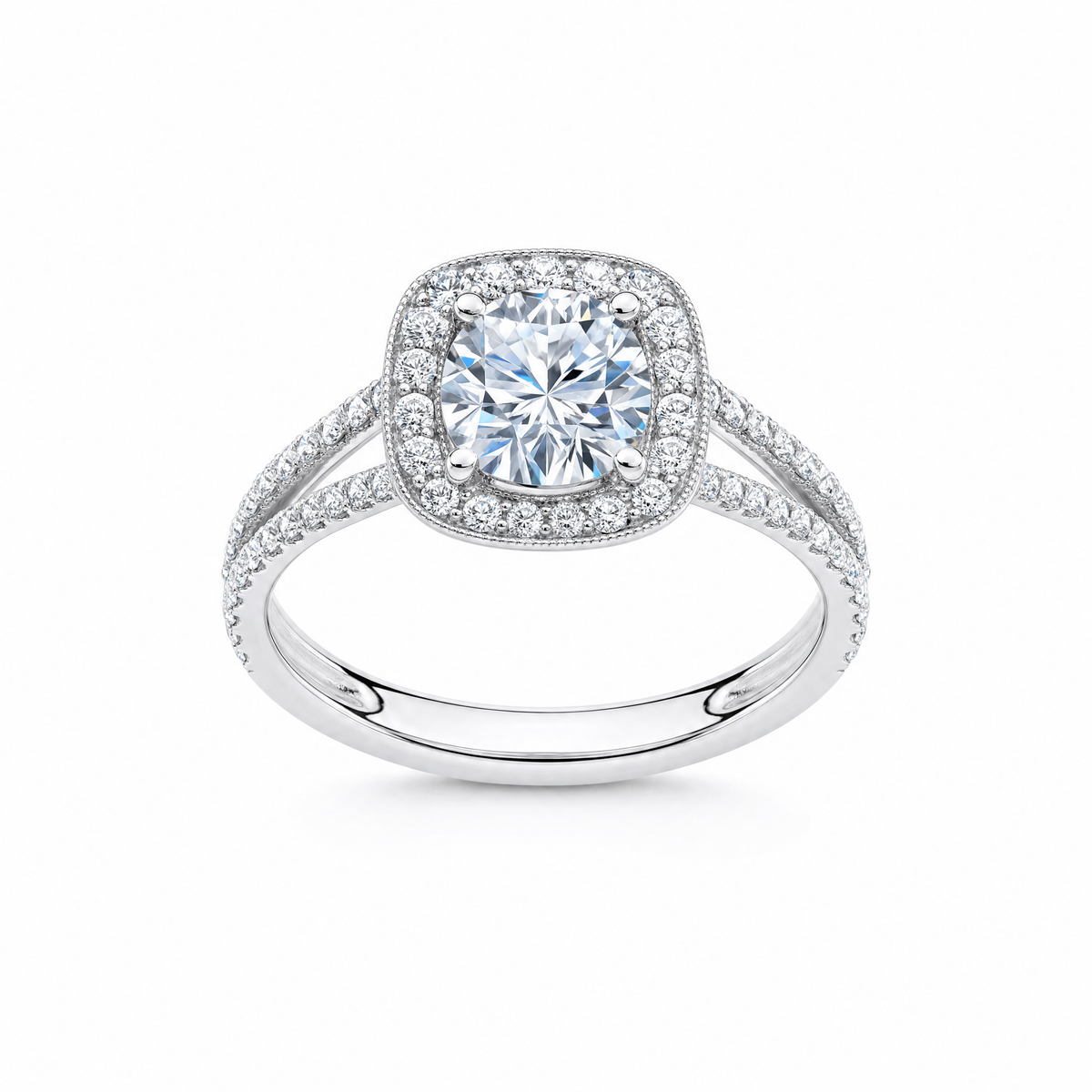 925 Silver Luxury Bold Wedding Ring Set Bridal Engagement Jewelry