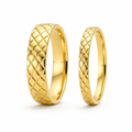 18k Gold Rhombus Ring Small Fragrance Ring