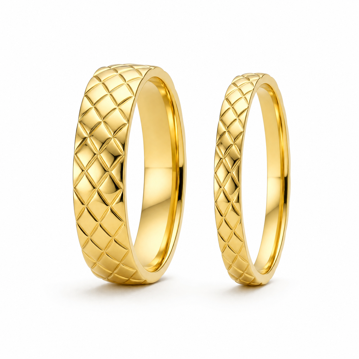 18k Gold Rhombus Ring Small Fragrance Ring