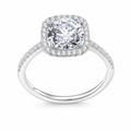 Women Silver Luxury Wedding Ring Square Cubic Zirconia Jewelry