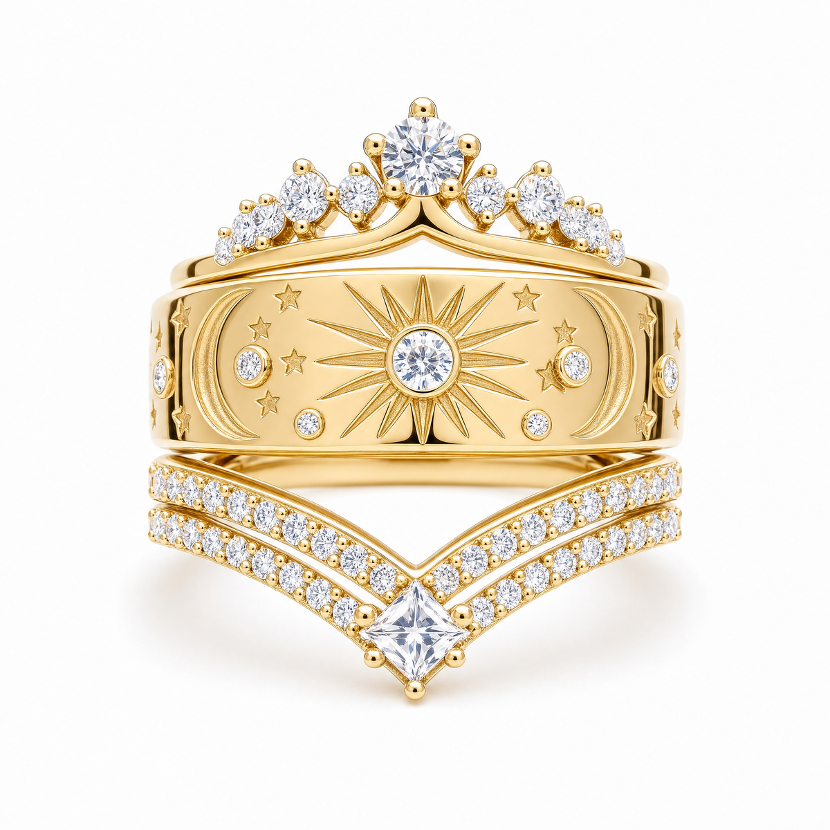 European And American Women's Affordable Luxury Rings