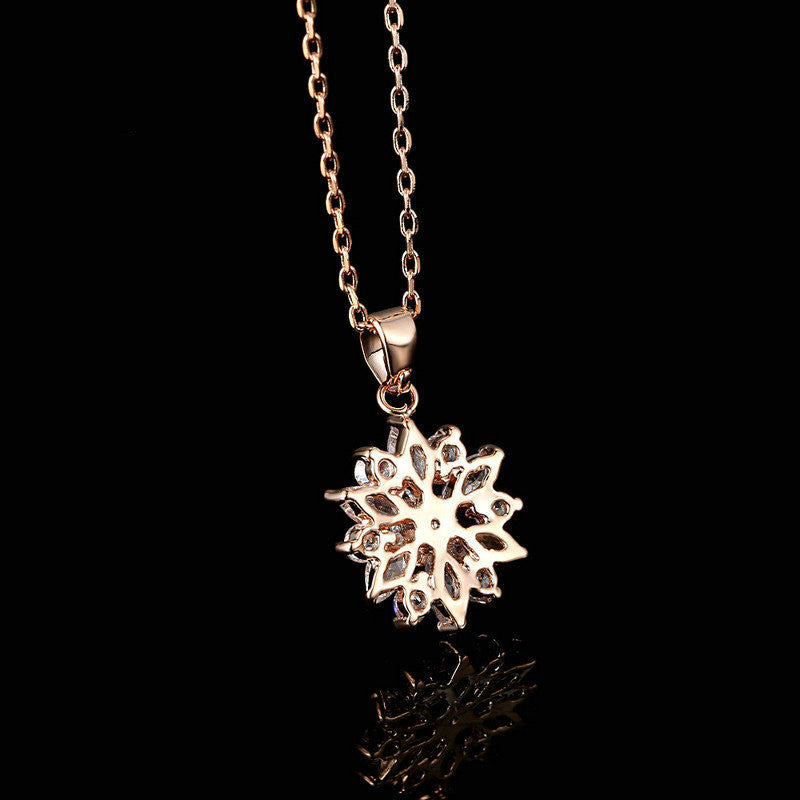 Gold-plated And Diamond Necklace luxury