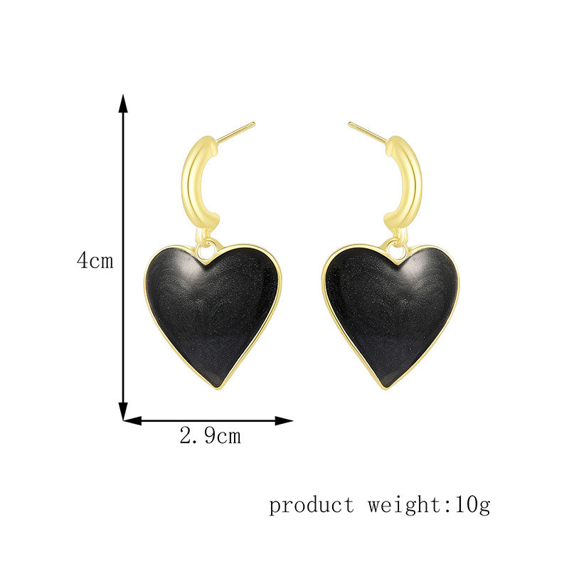 Simple Forest Gold Earrings With Diamonds