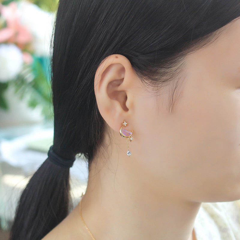 S925 Silver Plated 14K Gold Earrings Luxury Fashion Jewelry