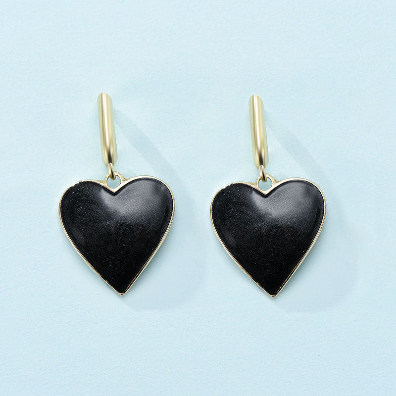 Simple Forest Gold Earrings With Diamonds