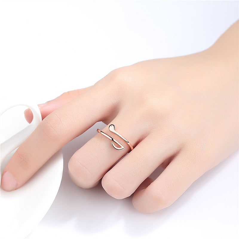 Luxury Jewelry Adjustable Music Rings Wedding Fashion Silver Golds