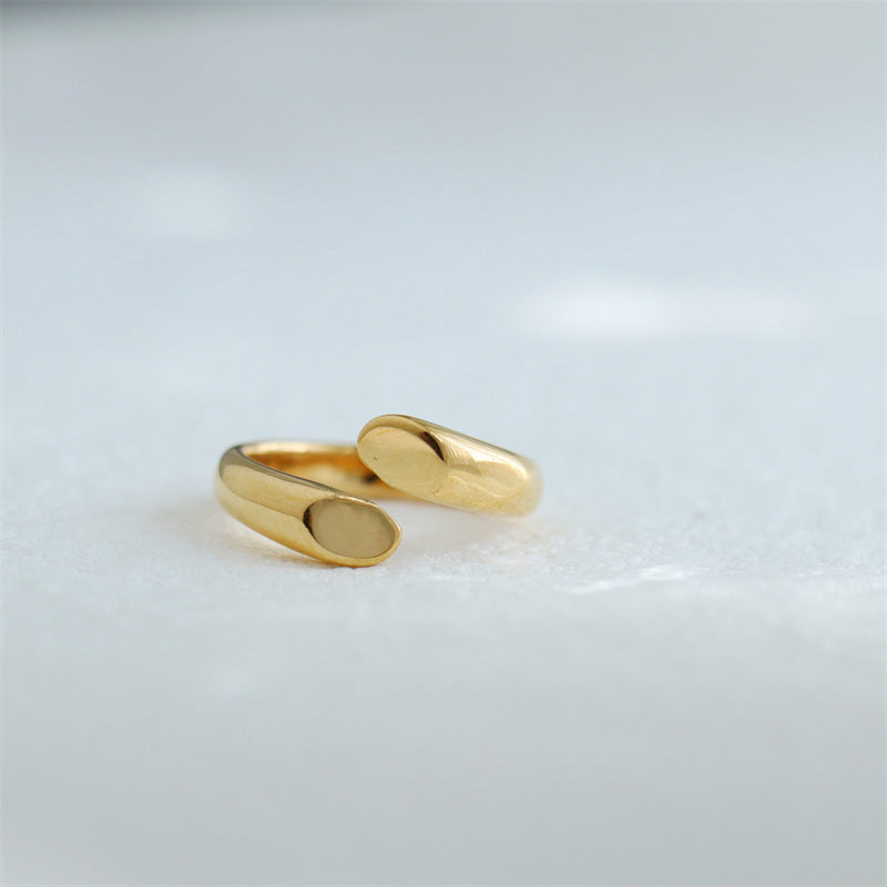 Ring Female 18K Gold Plating Luxury Fashion Jewelry For Women