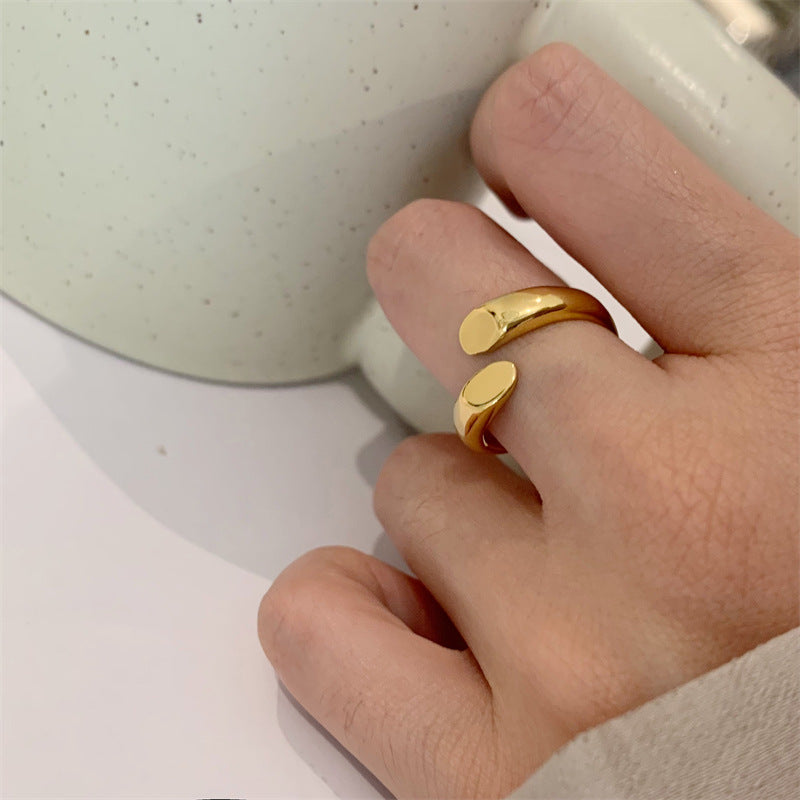 Ring Female 18K Gold Plating Luxury Fashion Jewelry For Women