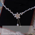 Natural Freshwater Pearl Copper Plated 14K Gold Necklace