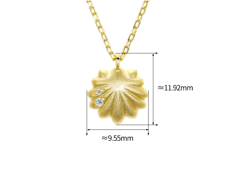 Jewelry Silver Plated 14K Gold Micro-paved Zircon Necklace